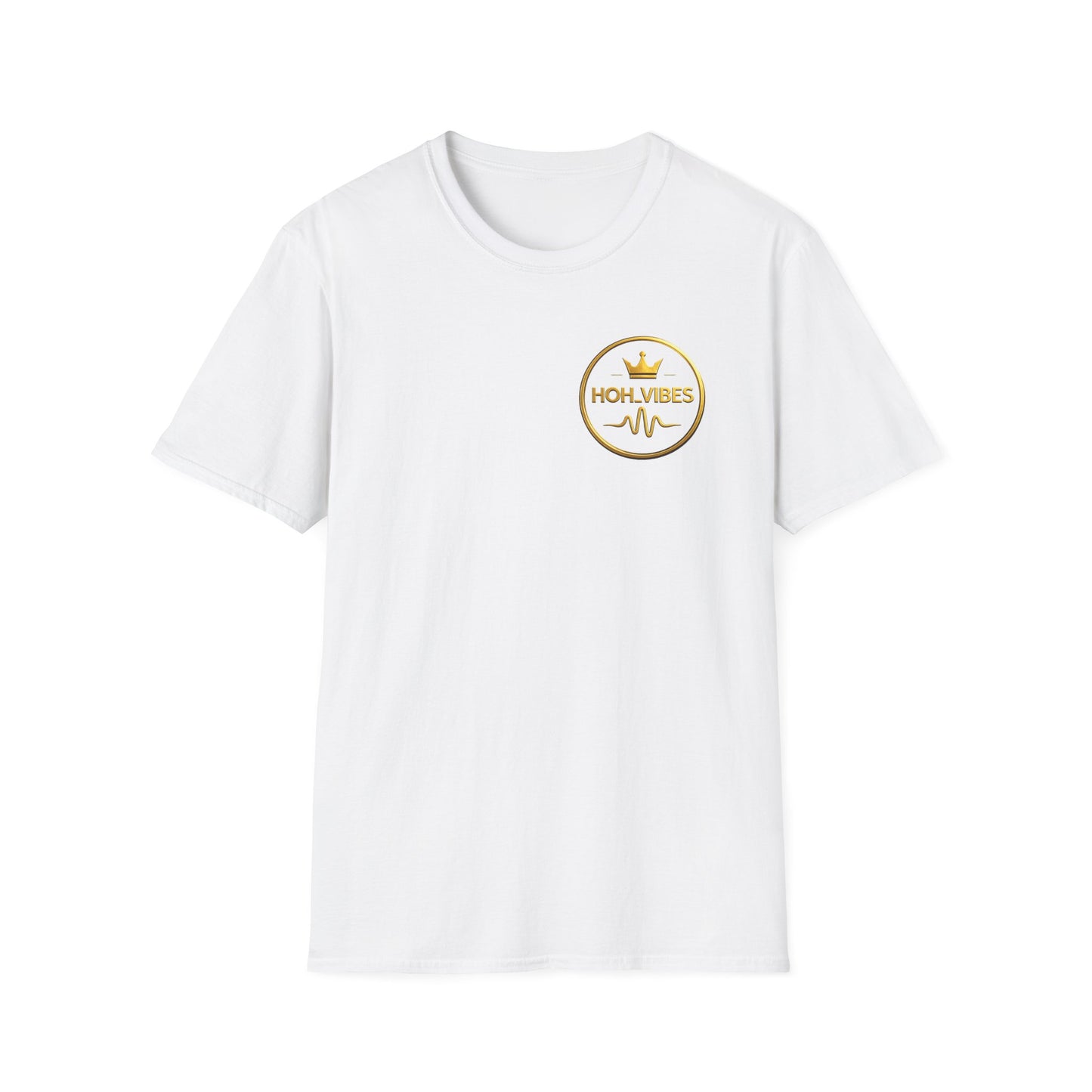 Hoh Vibes Graphic T-Shirt — Minimal Gold Crown Logo Tee